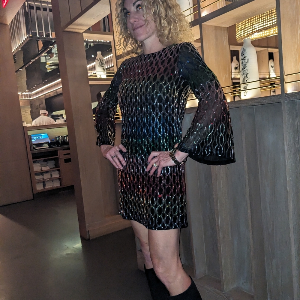 NWT Alice and Olivia sequin dress